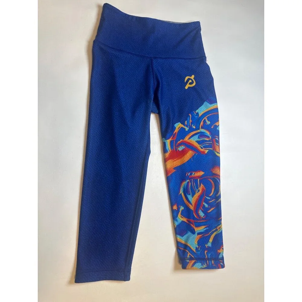 WITH For Peloton Leggings Blue Size XS High Rise